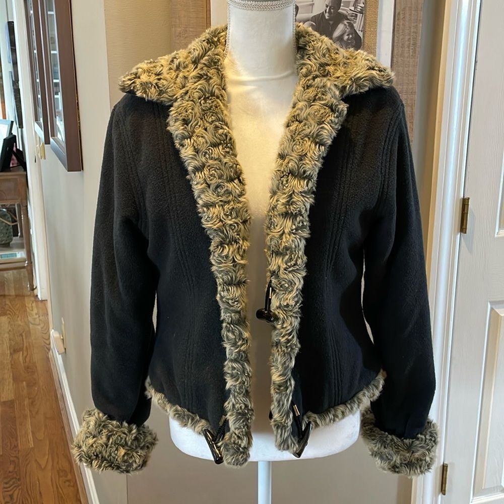 Fjall Wool Reversible Toggle Button Coat - image 1